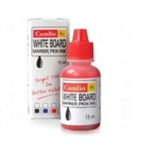 Camlin Whiteboard Marker Ink-15ml, Red (Pack of 10 pcs)
