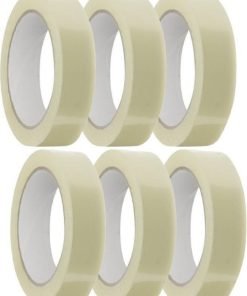 Transparent Single sided, 1-Inch 65mtr Cello Tape (Pack of 6 pcs)