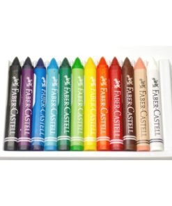 FABER-CASTELL 12 Wax Crayons CRAYONS (PACK OF 10)