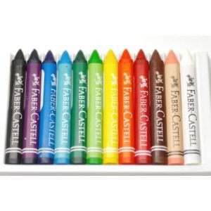FABER-CASTELL 12 Wax Crayons CRAYONS (PACK OF 10)
