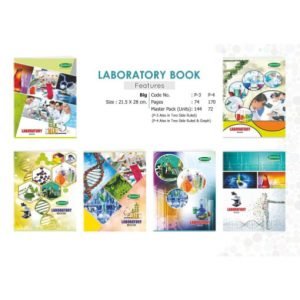 Big Laboratory Book (Also in Two Side Rulled) - (Pack Of 12 Pieces) -