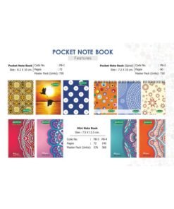 Mini Note Book (Hard Bound) - (Pack Of 12 Pieces) -