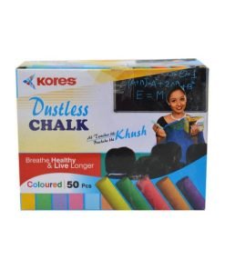Kores Dustless Color Chalk 50 pcs (Pack Of 4 Box)
