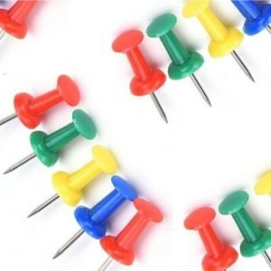 Decorative Plastic Push Pins (Pack of 2)