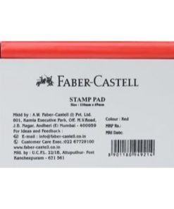 Faber-Castell Stamp Pad Small-Red (Pack of 5)