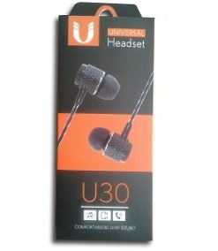 U30 In Ear Stereo Earphone Headset