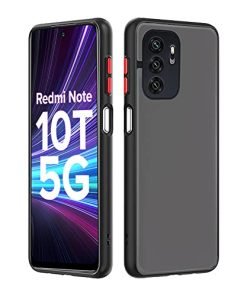 Redmi Note 10T 5G Smoke Back Cover case Black